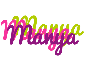 Manya flowers logo