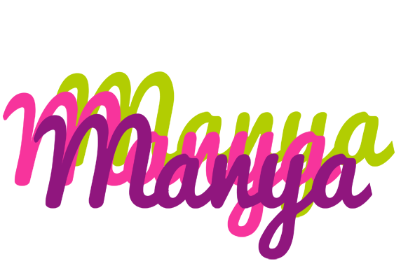 Manya flowers logo