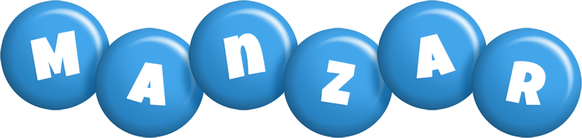 Manzar candy-blue logo