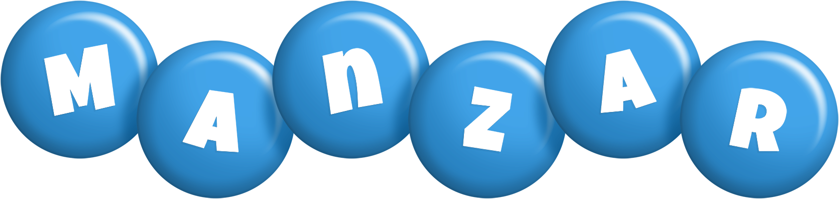 Manzar candy-blue logo