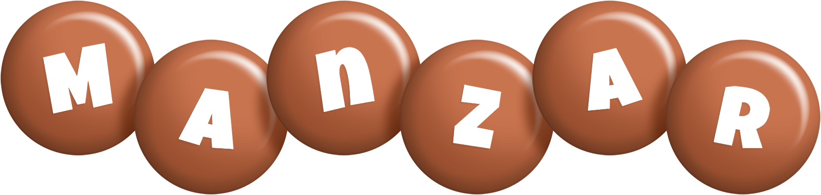 Manzar candy-brown logo