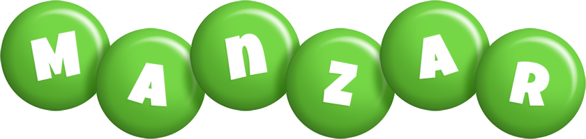 Manzar candy-green logo