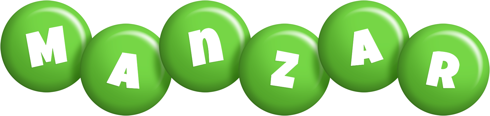 Manzar candy-green logo