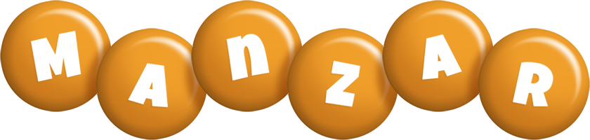 Manzar candy-orange logo
