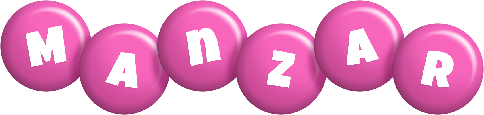 Manzar candy-pink logo
