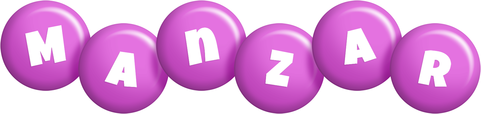 Manzar candy-purple logo