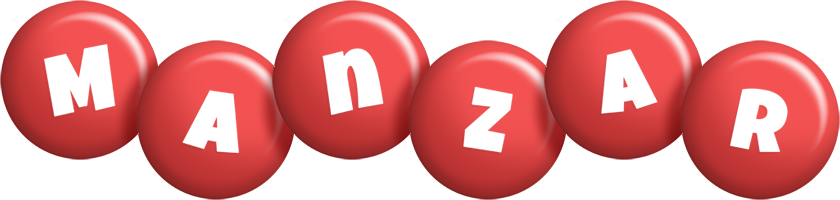 Manzar candy-red logo