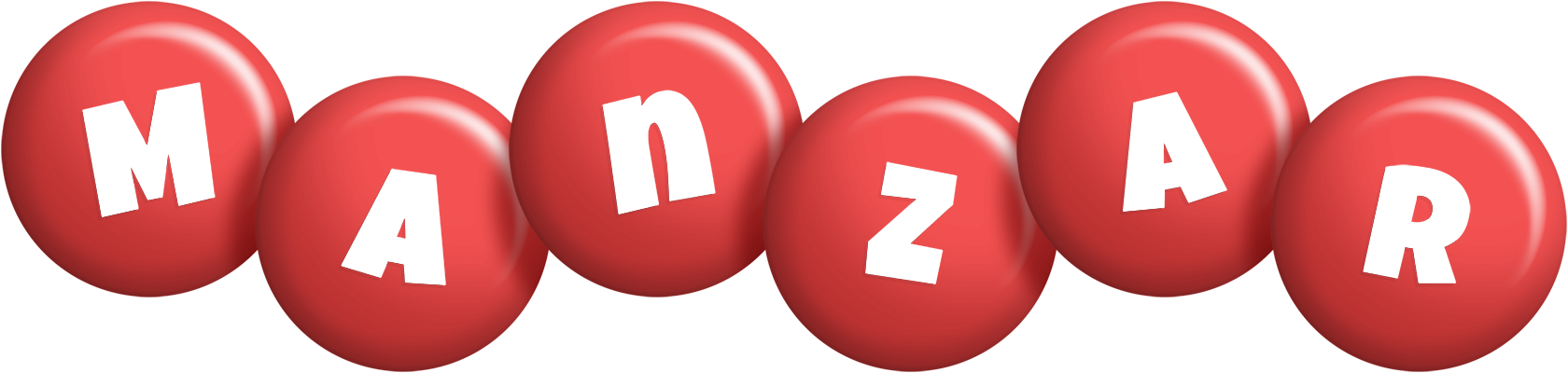 Manzar candy-red logo