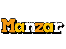 Manzar cartoon logo