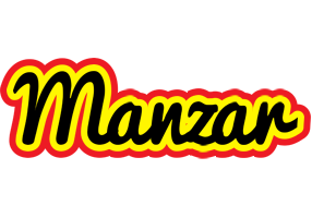 Manzar flaming logo