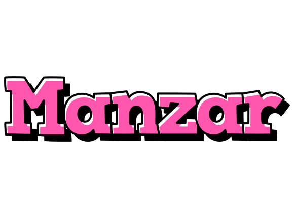 Manzar girlish logo