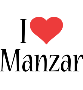 Manzar i-love logo