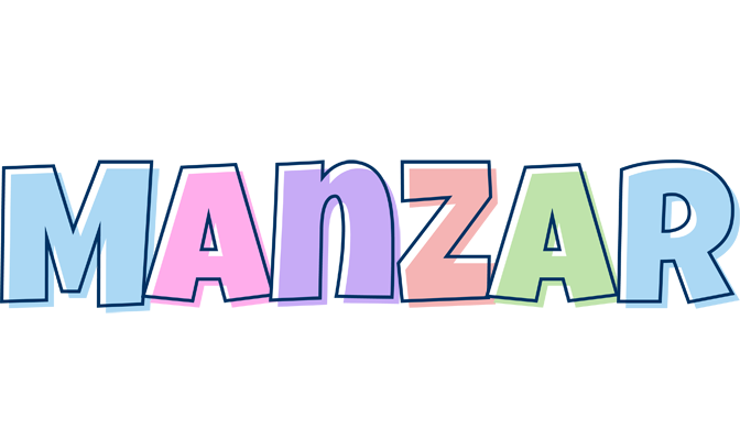 Manzar pastel logo