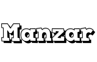Manzar snowing logo