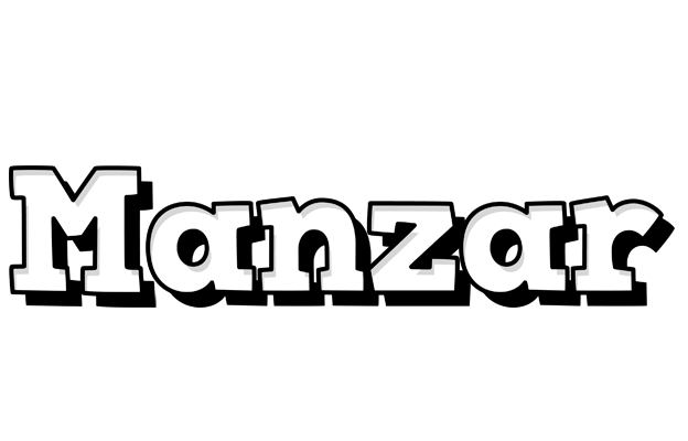 Manzar snowing logo