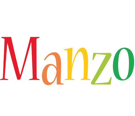 Manzo birthday logo