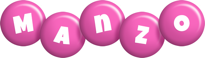 Manzo candy-pink logo
