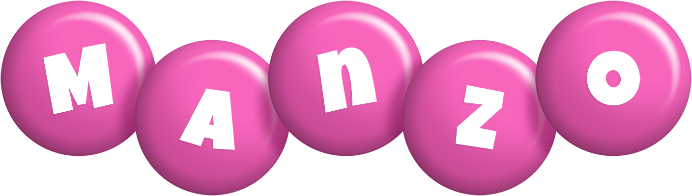 Manzo candy-pink logo