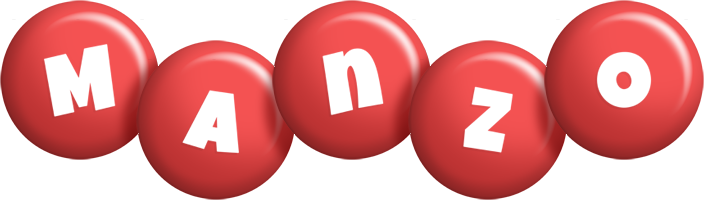 Manzo candy-red logo