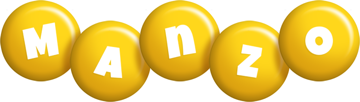 Manzo candy-yellow logo