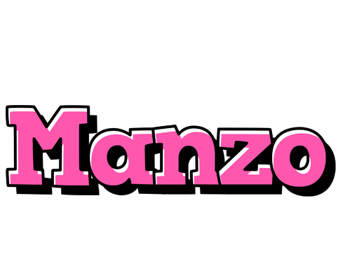 Manzo girlish logo