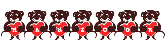 Manzoor bear logo