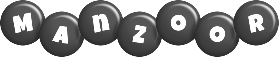 Manzoor candy-black logo