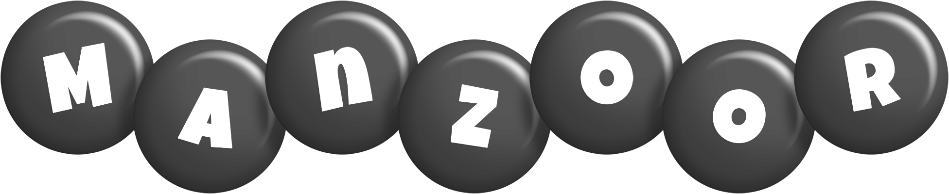 Manzoor candy-black logo