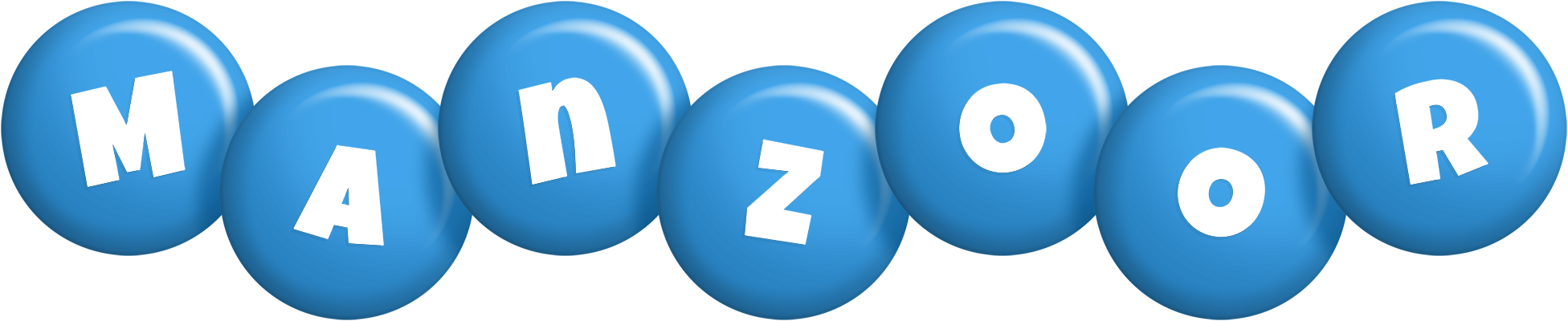 Manzoor candy-blue logo