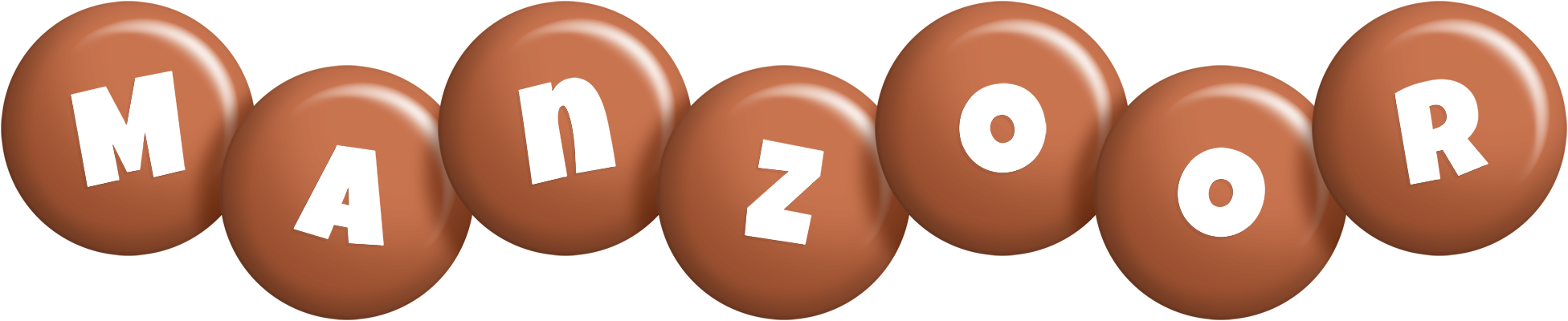 Manzoor candy-brown logo