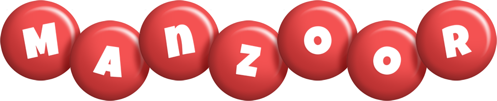 Manzoor candy-red logo