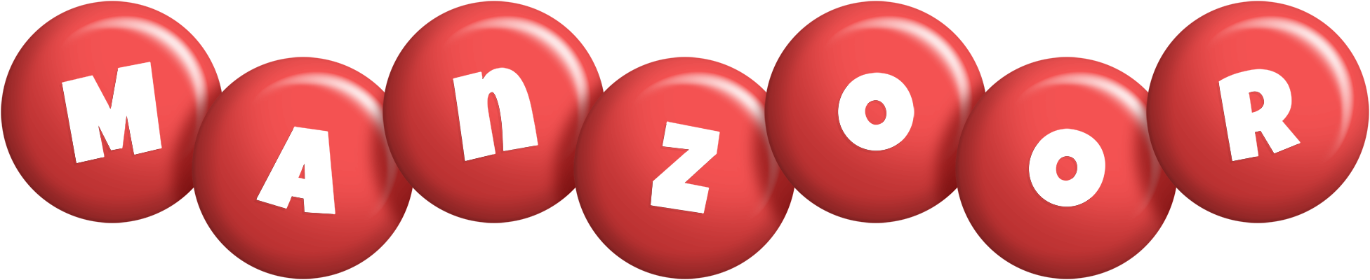 Manzoor candy-red logo