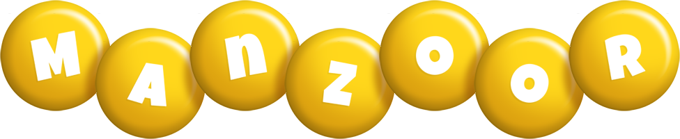 Manzoor candy-yellow logo