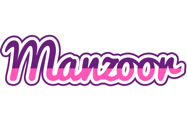 Manzoor cheerful logo