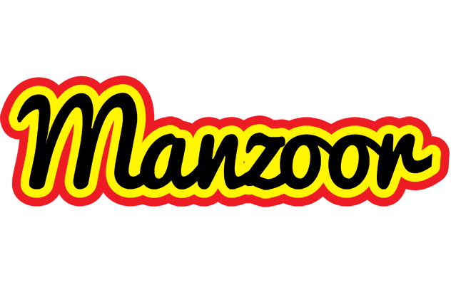 Manzoor flaming logo