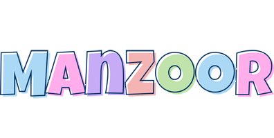 Manzoor pastel logo