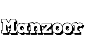 Manzoor snowing logo