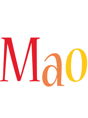 Mao birthday logo