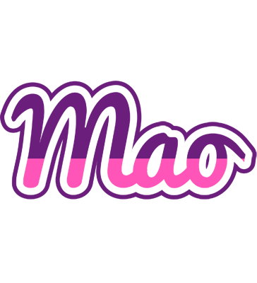 Mao cheerful logo