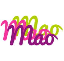 Mao flowers logo