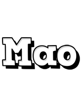 Mao snowing logo