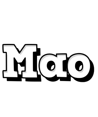 Mao snowing logo