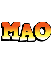 Mao sunset logo