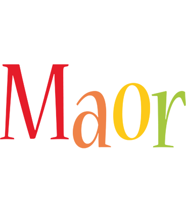 Maor birthday logo