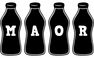 Maor bottle logo