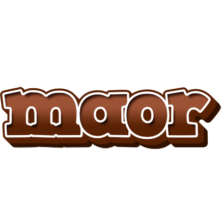 Maor brownie logo