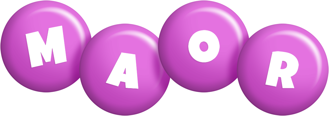 Maor candy-purple logo