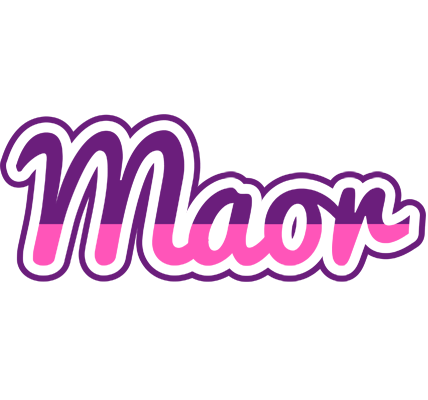 Maor cheerful logo