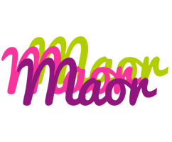 Maor flowers logo