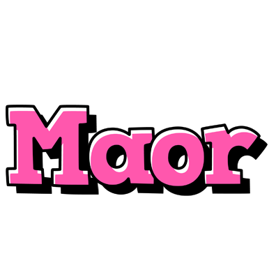 Maor girlish logo